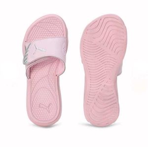 Silver Pink Puma Slidder