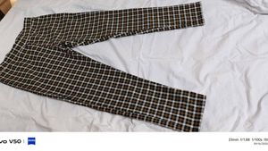 Checked Pants