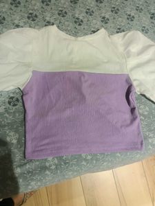 Purple Crop Top