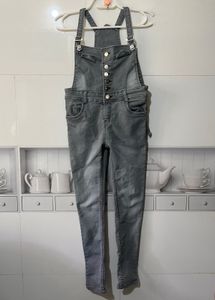 Grey Dungaree:28 Waist