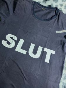 oversize SLUT tee