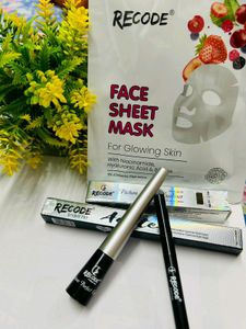 Sale Price❗Recode Combo Eyeliner+Kajal + Sheetma