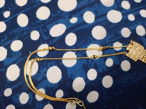 Fancy Golden Diamond Mangalsutra