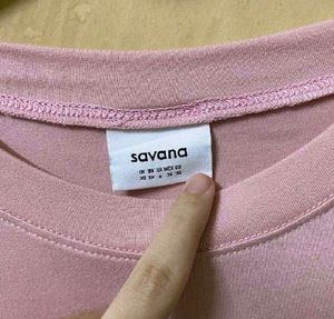 v neck side scrunch tshirt savana
