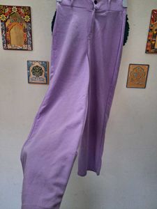 new Lavender Wide Leg Trousers