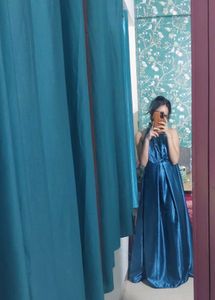 Elegant Blue Gown Dress