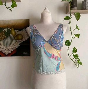 Floral Patchwork Top
