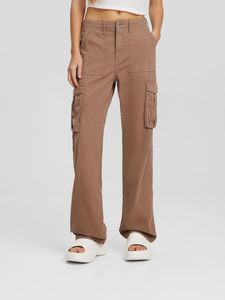 Bershka Cargo With Adjustable Belt