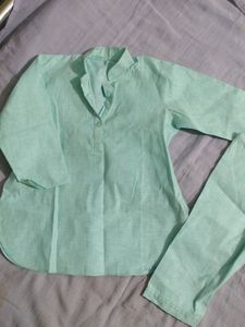 Light Green Kurta Set For Toddler - Boys