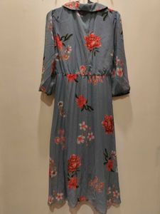Sassafras Floral Midi Dress