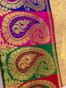 ✨ Royal Banarasi Clutch – Multicolor Elegance