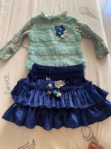 Partywear Skirt And Top