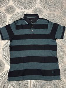M&S Men’s Striped Polo Shirt