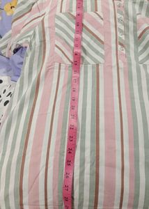 Gia Curves Striped Shirt