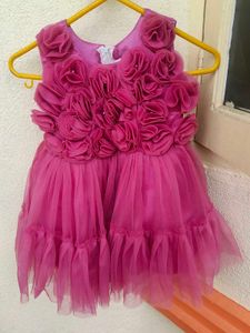 Adorable Pink Flower Girl Dress