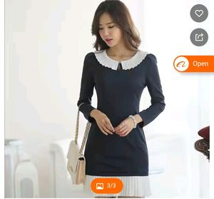 Elegant Women Retro Pencil Dress Office Uniform