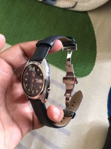 Seiko 5 Automatic Watch In Blue Dial