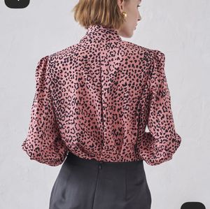 Office Siren 🥵Leopard Print Blouse