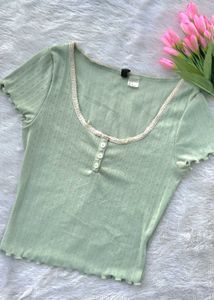 H&M Cottage Core Top