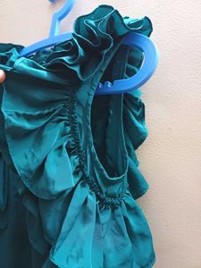 🎄Turquoise Ruffled Sleeve Top🎄