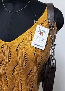 Mustard Strappy Top