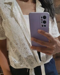 Only Brand, Oversized, Crochet Looking Shirt
