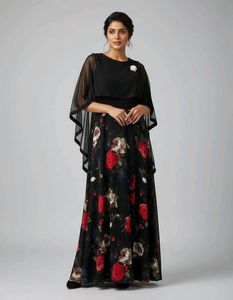 Elegant Floral Ethnic Gown