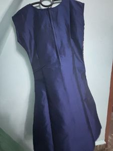 Floral Navy Kurta Set Women