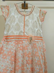 Long mini dress for ethnic and party wear