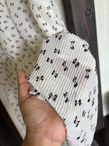 White Printed Slip Dress