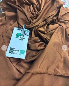 Elegant Brown Maxi Slip Dress