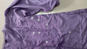 Elegant Purple Kurta
