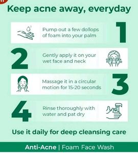 New Anti Acne Foam Face Wash