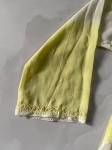 Yellow Embroidered Tunic