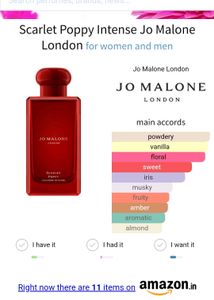 Jo Malone Scarlet Poppy 🍬