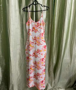Floral Print Slip Dress