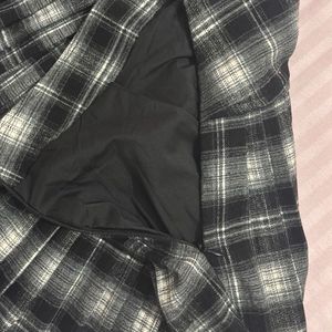 Plaid Pleated Mini Skirt