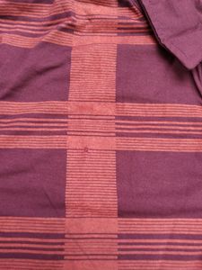 Mens Maroon Full Sleeves T-shirt