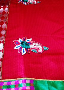 Elegant Red Saree