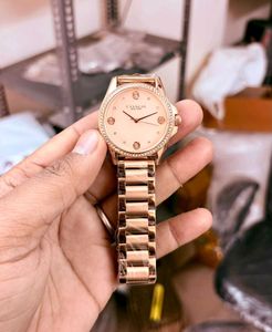 Coach Ladies' Rose Gold Watch