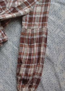 Check  Brown Shirt