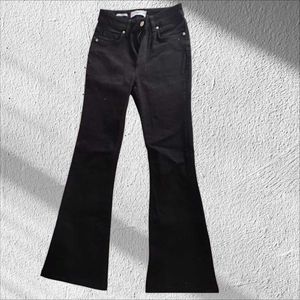 Zudio Bootcut Black Denim For Women