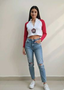 💥Stylish Cropped Top - Long Sleeve