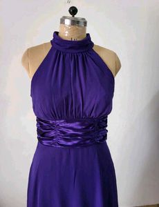 Elegant Purple Midi Dress