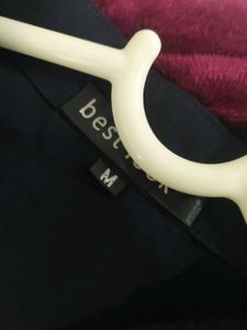 Navy Blue 3/4 Sleeve Blouse