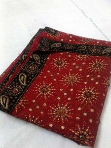 Red Embellished Saree