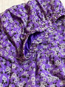 Floral Print Tiered Skirt