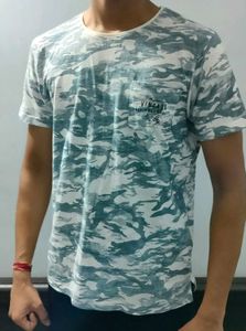 Camouflage Print T-Shirt