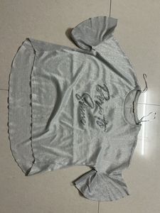 silver party wear top