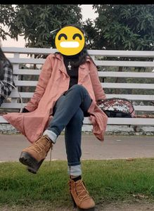 Dusty Rose Trench Coat - Classic Chic